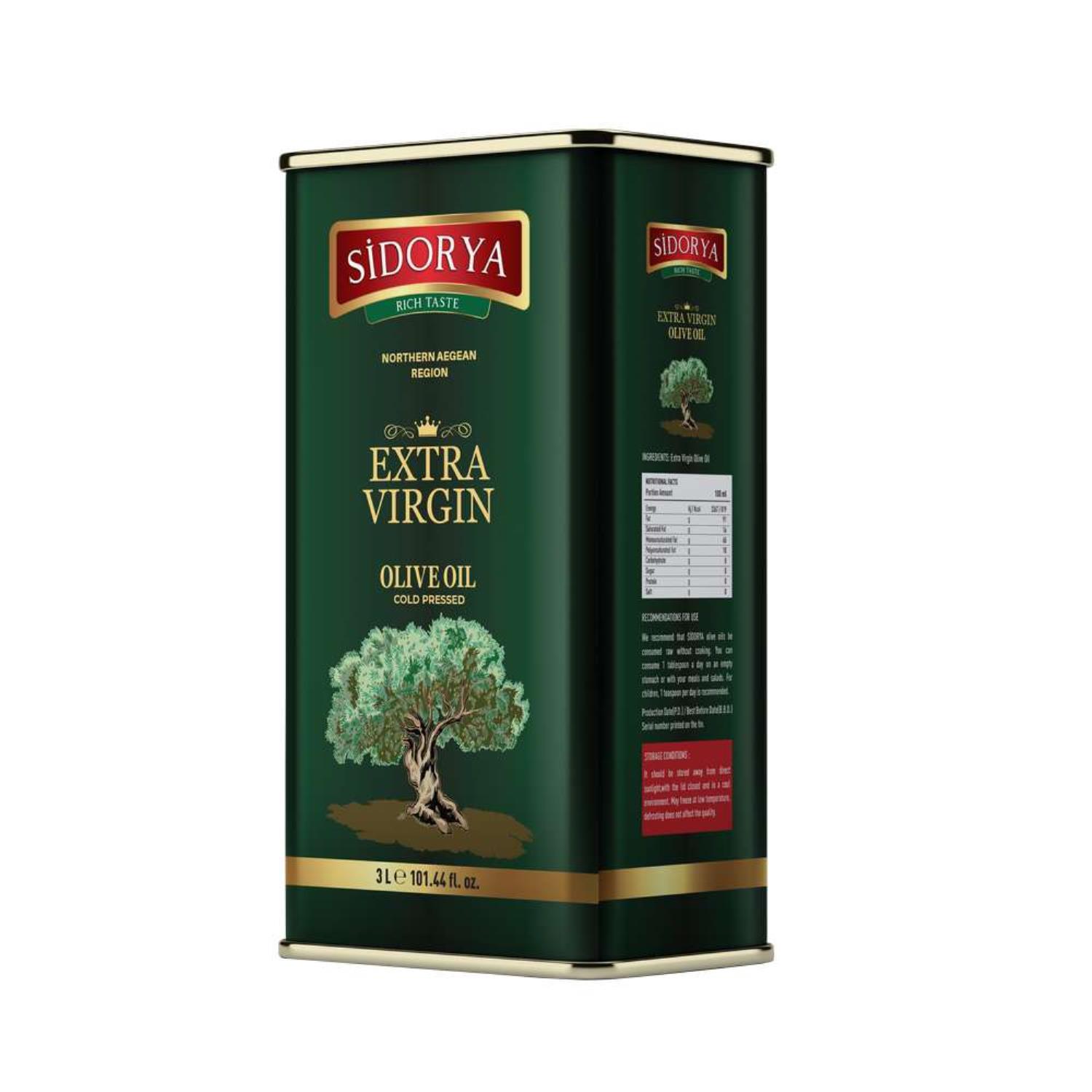 Natürel Sızma Zeytinyağ Extra Virgin Olive Oil 3L